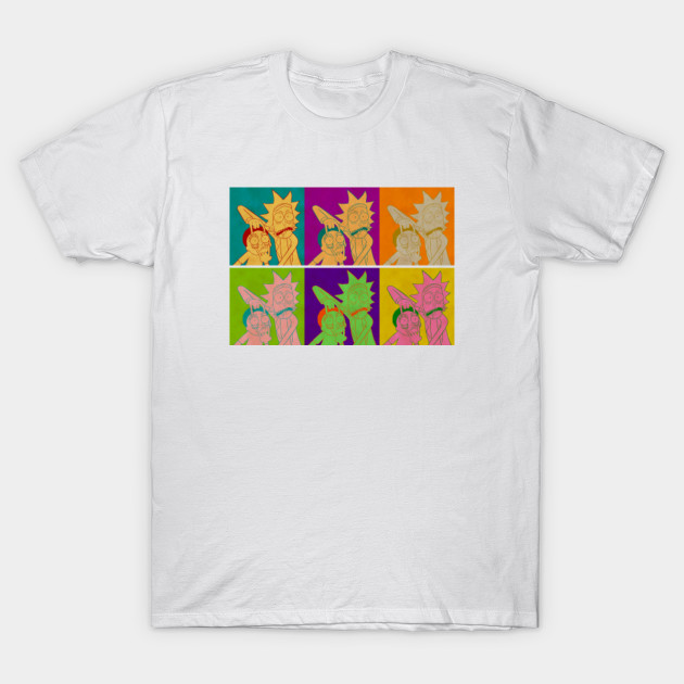 Warhol Rick And Morty T-Shirt-TOZ